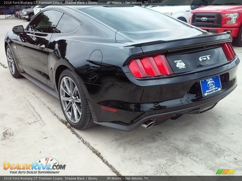 2016 Ford Mustang GT Premium Coupe Shadow Black / Ebony Photo #14