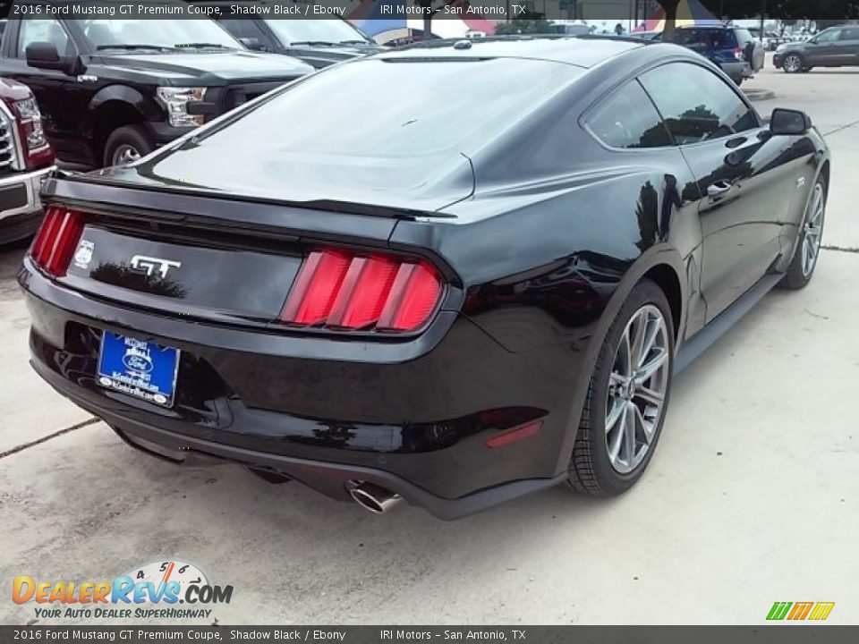 2016 Ford Mustang GT Premium Coupe Shadow Black / Ebony Photo #17