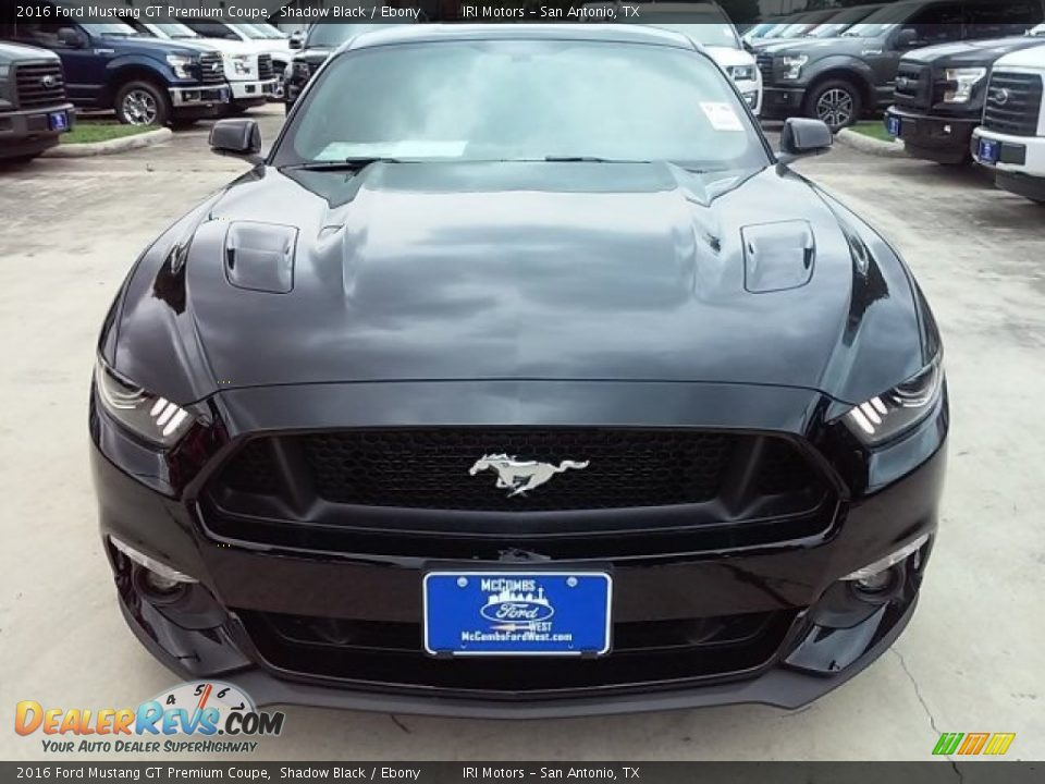 2016 Ford Mustang GT Premium Coupe Shadow Black / Ebony Photo #18