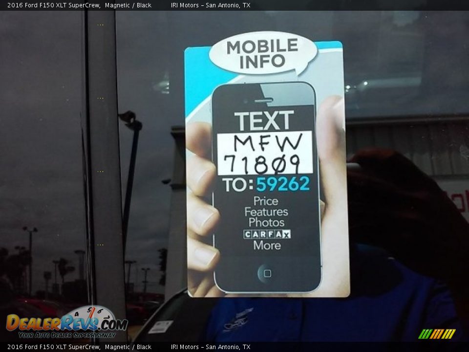 2016 Ford F150 XLT SuperCrew Magnetic / Black Photo #2