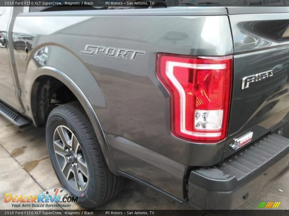 2016 Ford F150 XLT SuperCrew Magnetic / Black Photo #3