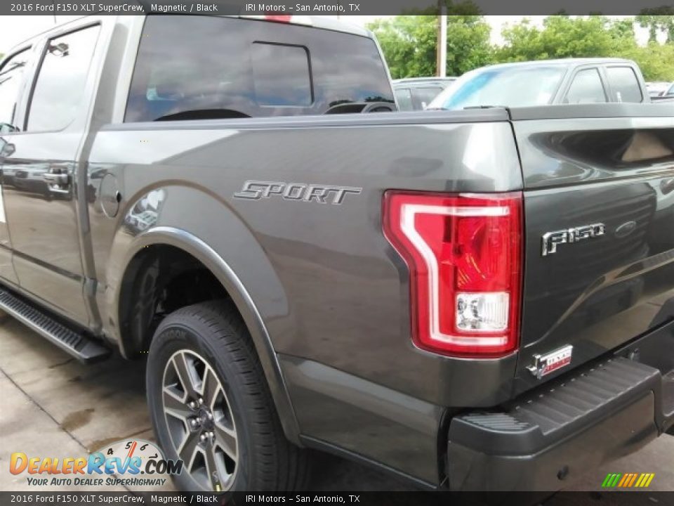 2016 Ford F150 XLT SuperCrew Magnetic / Black Photo #4