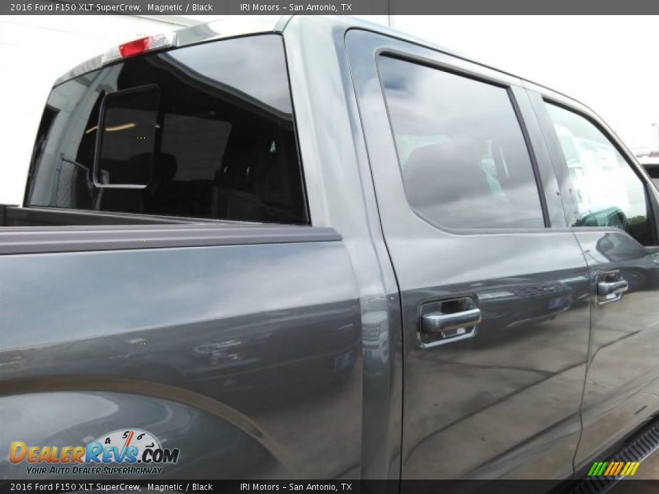 2016 Ford F150 XLT SuperCrew Magnetic / Black Photo #7