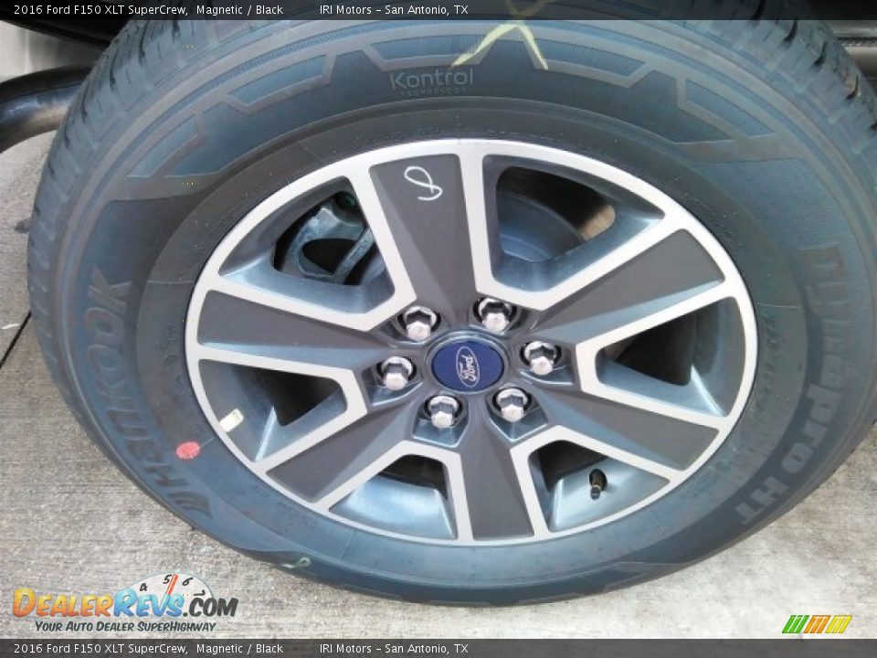 2016 Ford F150 XLT SuperCrew Magnetic / Black Photo #9