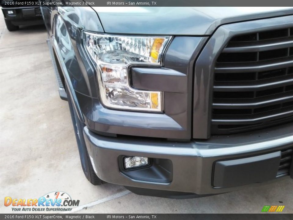 2016 Ford F150 XLT SuperCrew Magnetic / Black Photo #10