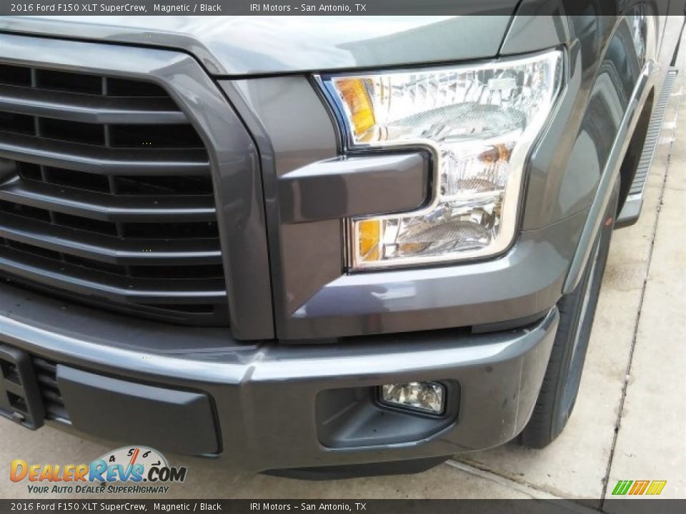 2016 Ford F150 XLT SuperCrew Magnetic / Black Photo #11