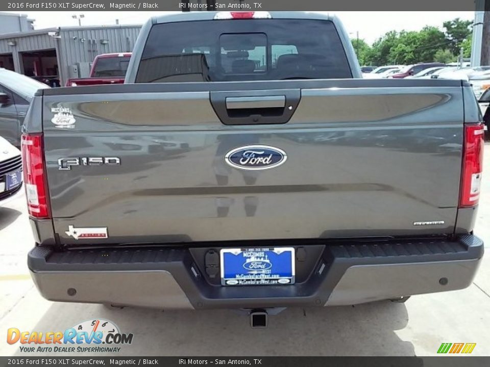 2016 Ford F150 XLT SuperCrew Magnetic / Black Photo #23