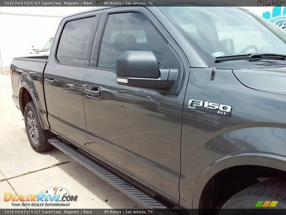 2016 Ford F150 XLT SuperCrew Magnetic / Black Photo #28