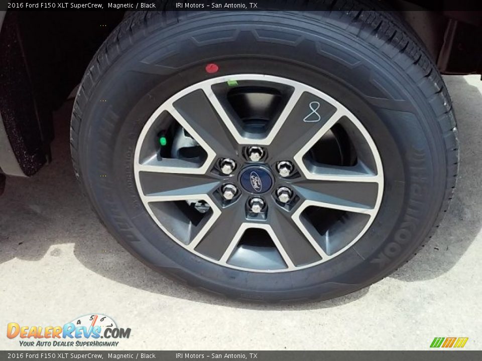 2016 Ford F150 XLT SuperCrew Magnetic / Black Photo #29