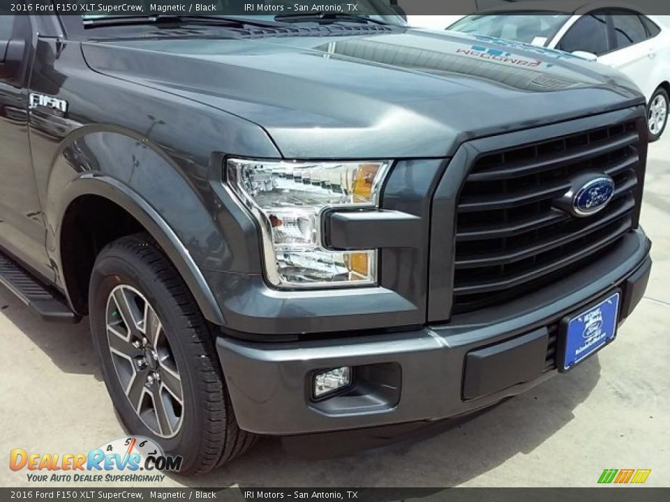 2016 Ford F150 XLT SuperCrew Magnetic / Black Photo #30