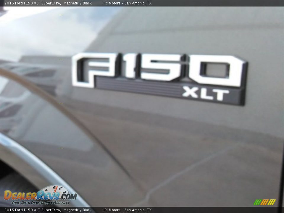 2016 Ford F150 XLT SuperCrew Magnetic / Black Photo #31