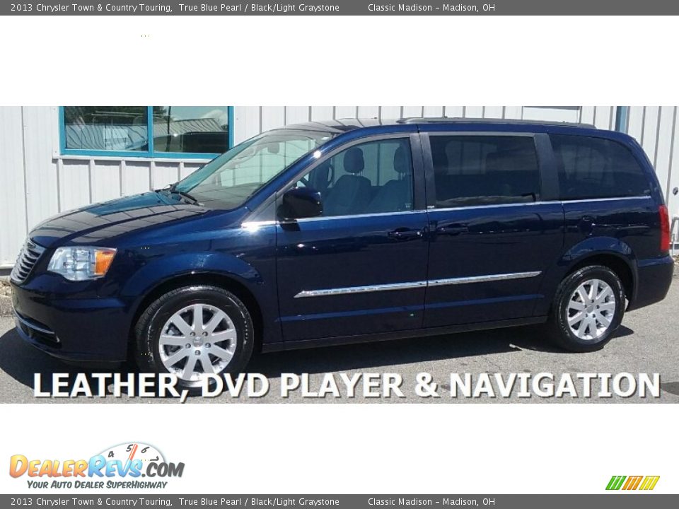 2013 Chrysler Town & Country Touring True Blue Pearl / Black/Light Graystone Photo #1