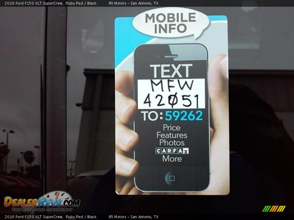 2016 Ford F150 XLT SuperCrew Ruby Red / Black Photo #2