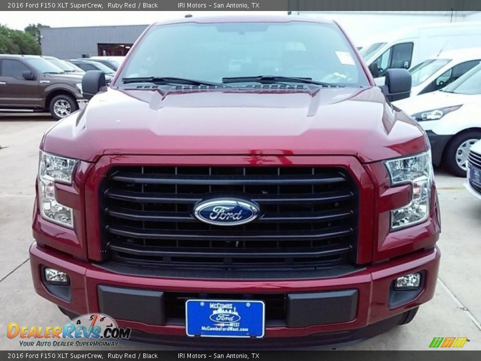 2016 Ford F150 XLT SuperCrew Ruby Red / Black Photo #18