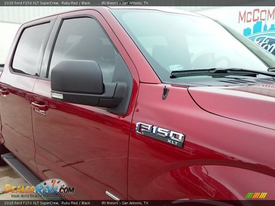 2016 Ford F150 XLT SuperCrew Ruby Red / Black Photo #19