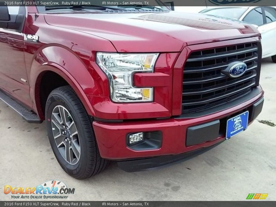 2016 Ford F150 XLT SuperCrew Ruby Red / Black Photo #22