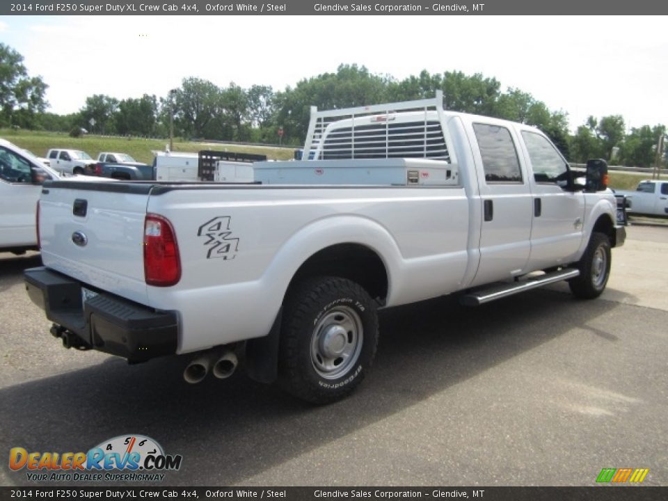 2014 Ford F250 Super Duty XL Crew Cab 4x4 Oxford White / Steel Photo #3