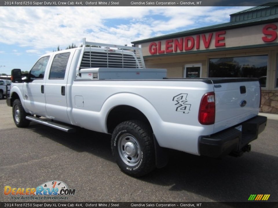 2014 Ford F250 Super Duty XL Crew Cab 4x4 Oxford White / Steel Photo #4
