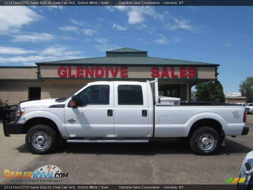 2014 Ford F250 Super Duty XL Crew Cab 4x4 Oxford White / Steel Photo #5