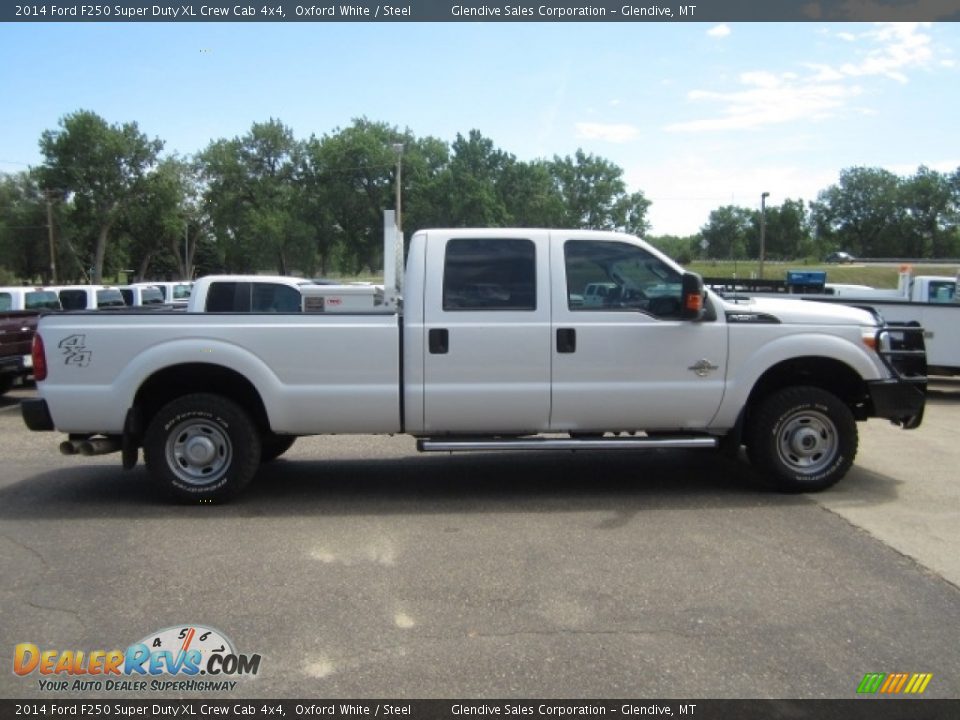 2014 Ford F250 Super Duty XL Crew Cab 4x4 Oxford White / Steel Photo #6