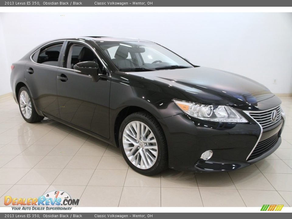 2013 Lexus ES 350 Obsidian Black / Black Photo #1