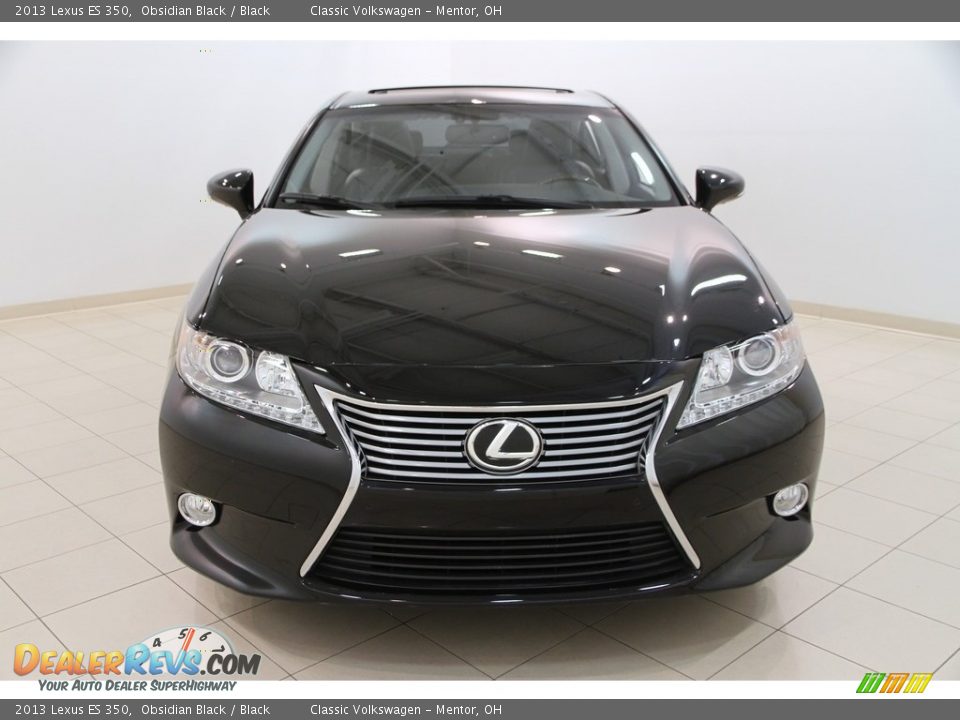 2013 Lexus ES 350 Obsidian Black / Black Photo #2