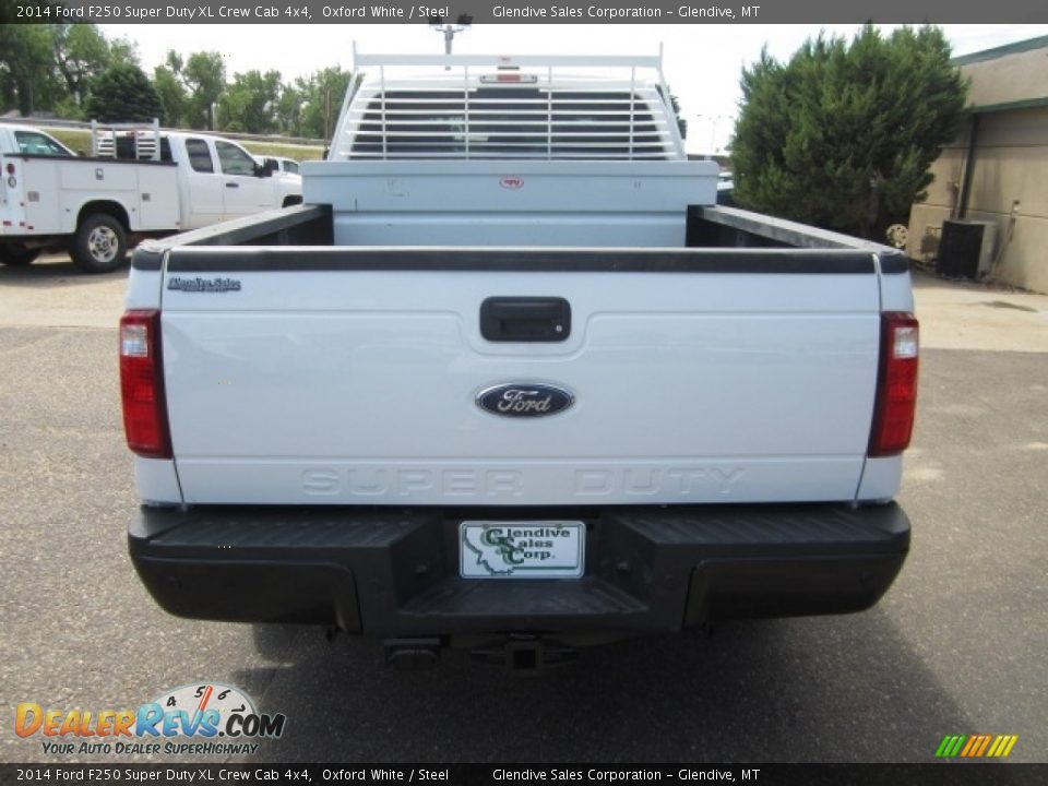 2014 Ford F250 Super Duty XL Crew Cab 4x4 Oxford White / Steel Photo #8
