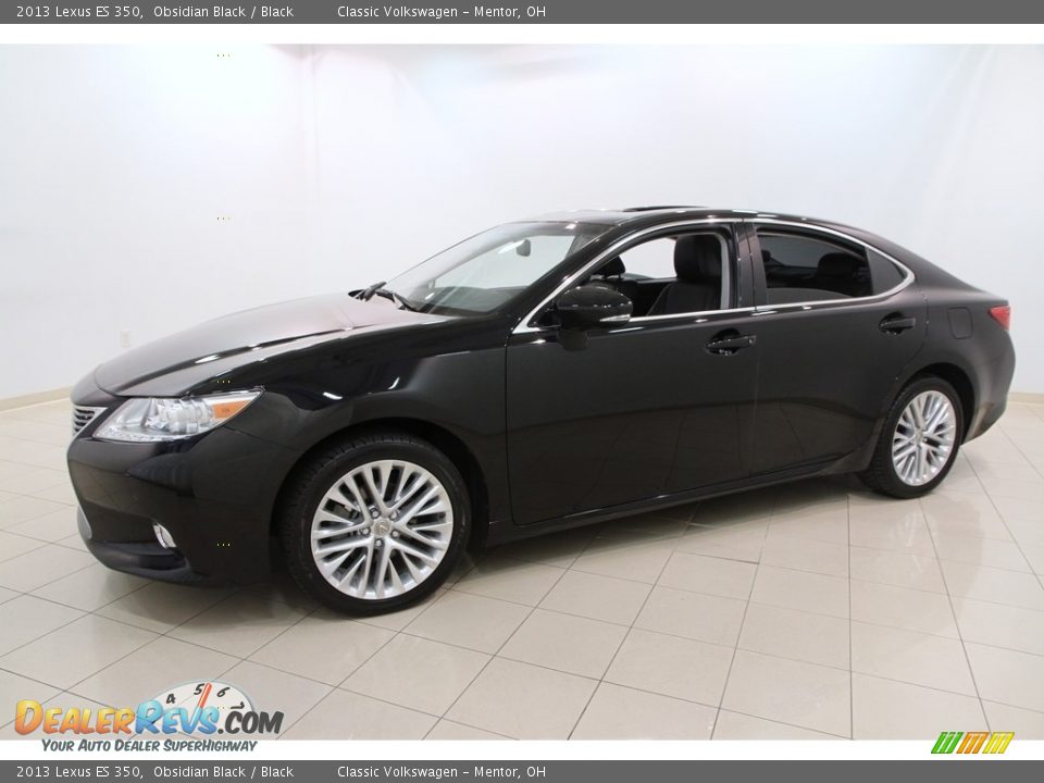 2013 Lexus ES 350 Obsidian Black / Black Photo #3