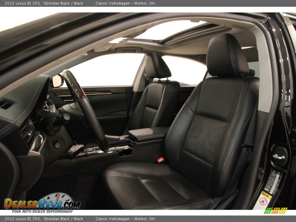 2013 Lexus ES 350 Obsidian Black / Black Photo #5