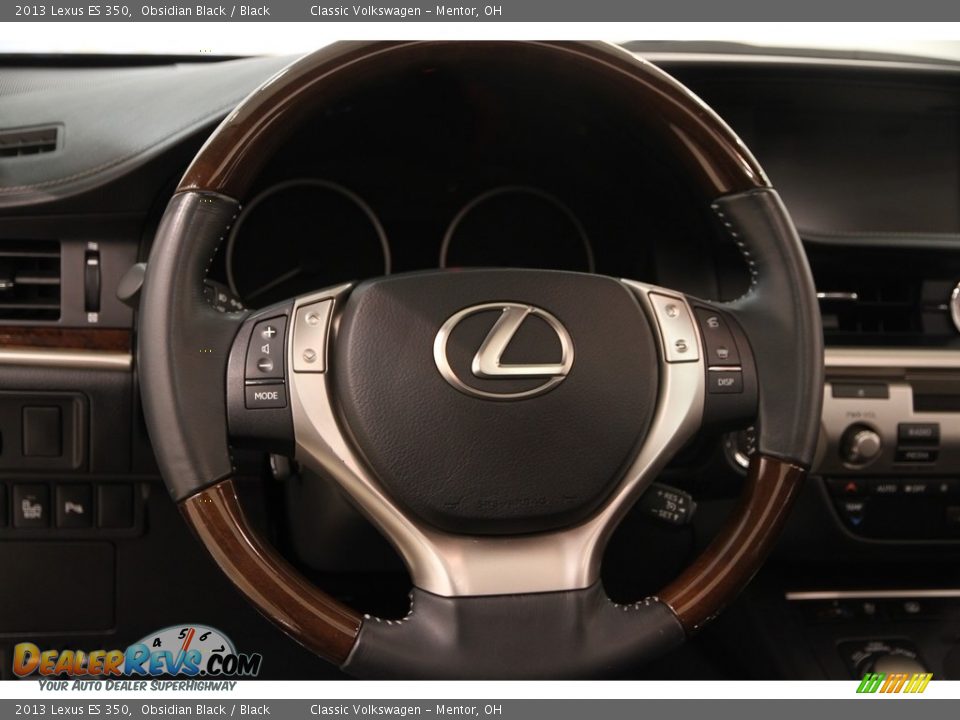 2013 Lexus ES 350 Obsidian Black / Black Photo #6