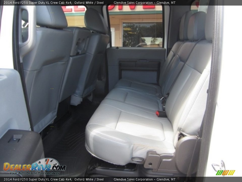 2014 Ford F250 Super Duty XL Crew Cab 4x4 Oxford White / Steel Photo #13