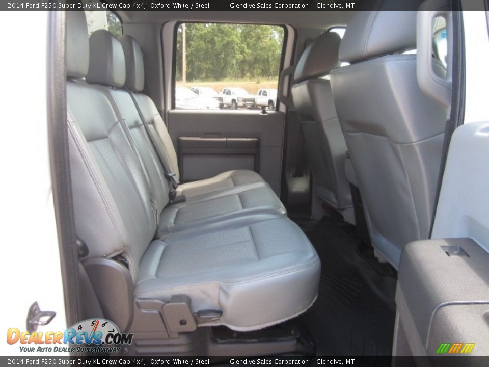 2014 Ford F250 Super Duty XL Crew Cab 4x4 Oxford White / Steel Photo #16
