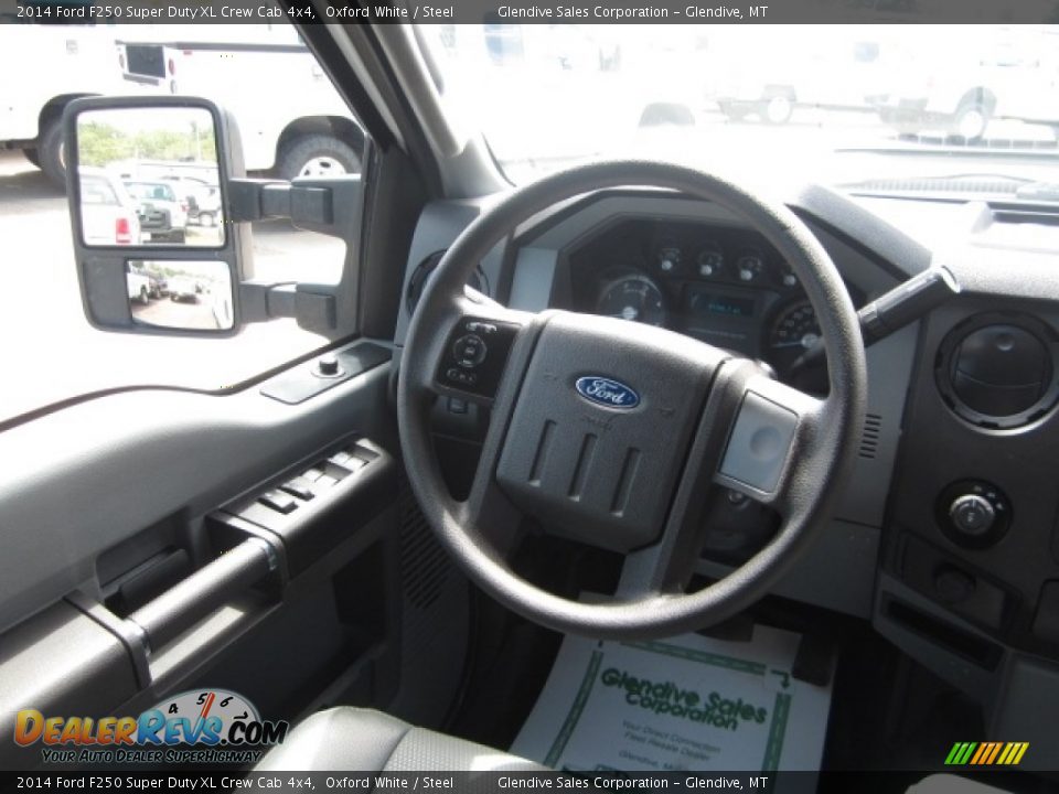 2014 Ford F250 Super Duty XL Crew Cab 4x4 Oxford White / Steel Photo #17