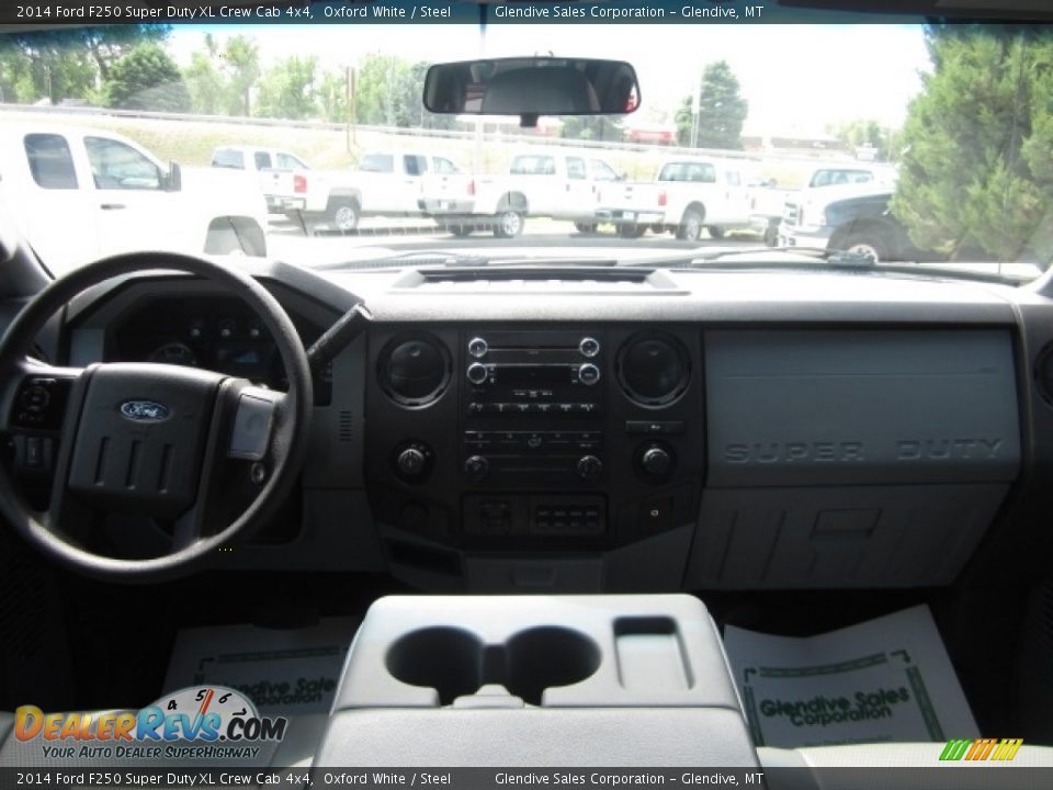 2014 Ford F250 Super Duty XL Crew Cab 4x4 Oxford White / Steel Photo #18