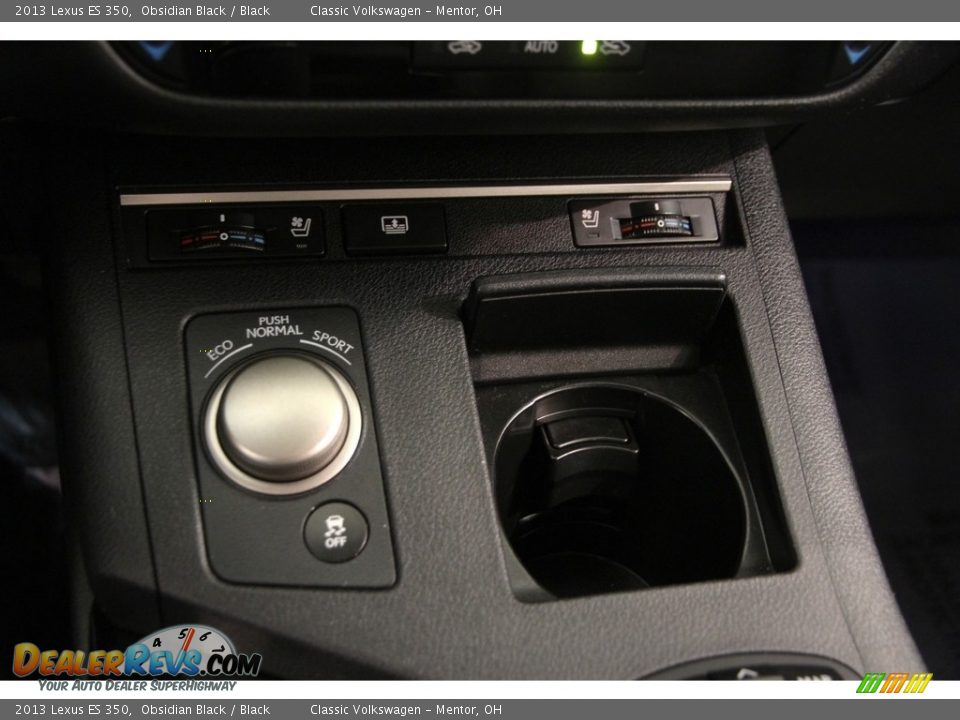 2013 Lexus ES 350 Obsidian Black / Black Photo #13