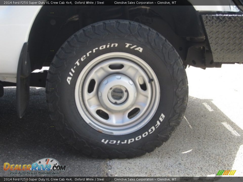 2014 Ford F250 Super Duty XL Crew Cab 4x4 Oxford White / Steel Photo #23