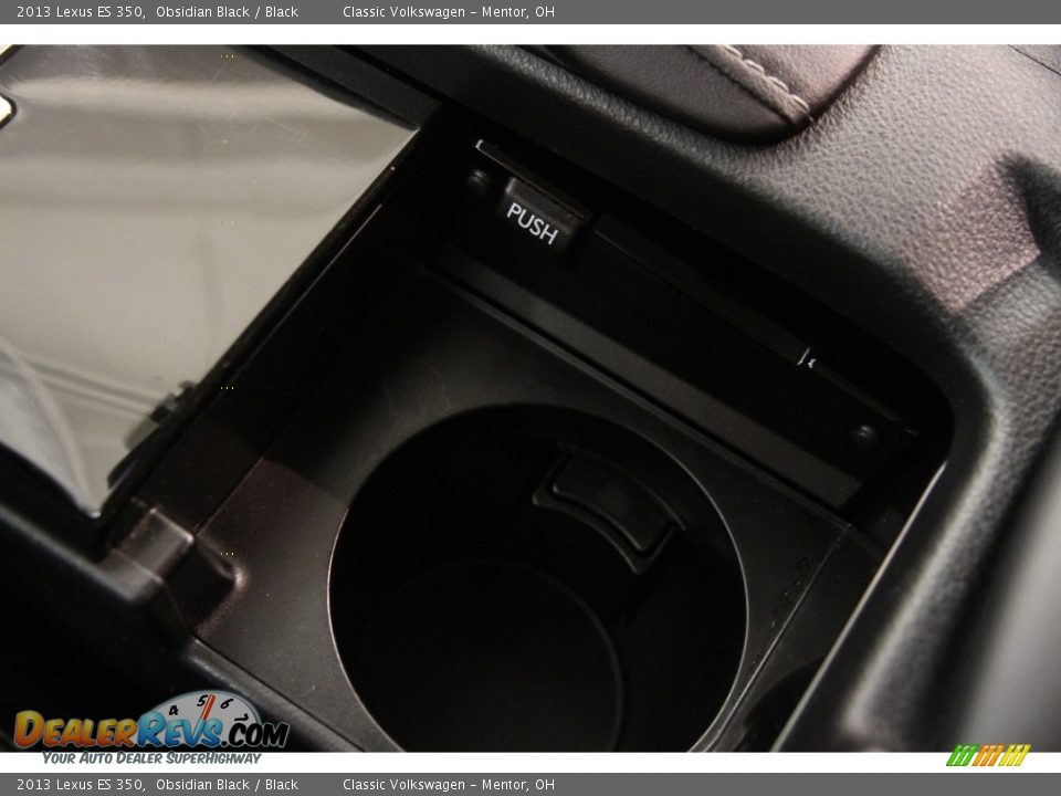 2013 Lexus ES 350 Obsidian Black / Black Photo #15