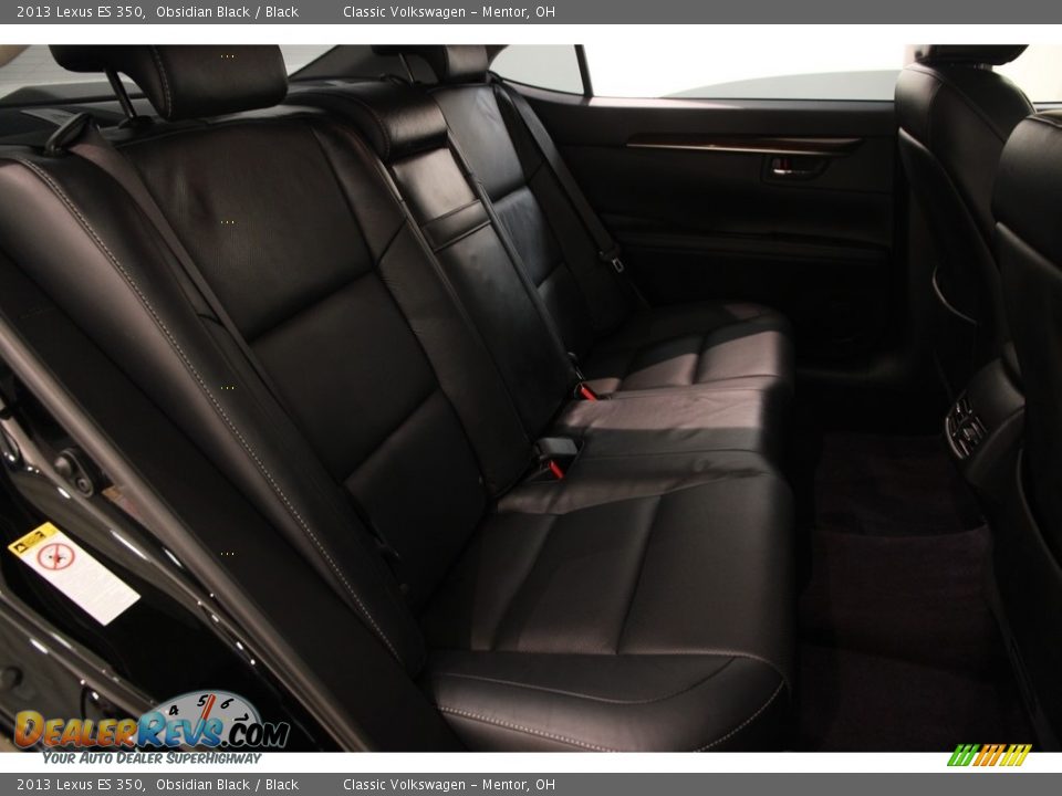 2013 Lexus ES 350 Obsidian Black / Black Photo #17