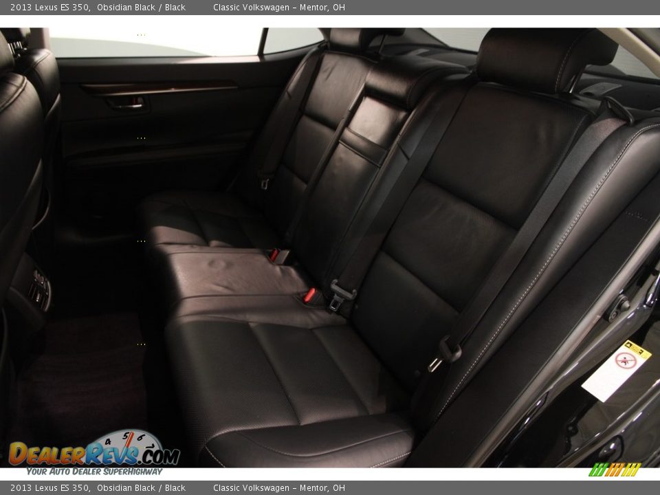 2013 Lexus ES 350 Obsidian Black / Black Photo #18