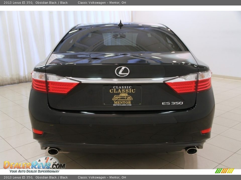 2013 Lexus ES 350 Obsidian Black / Black Photo #19