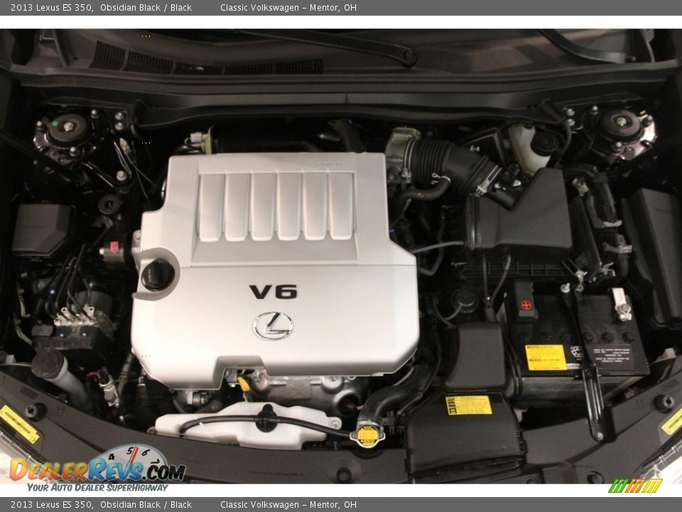 2013 Lexus ES 350 Obsidian Black / Black Photo #20