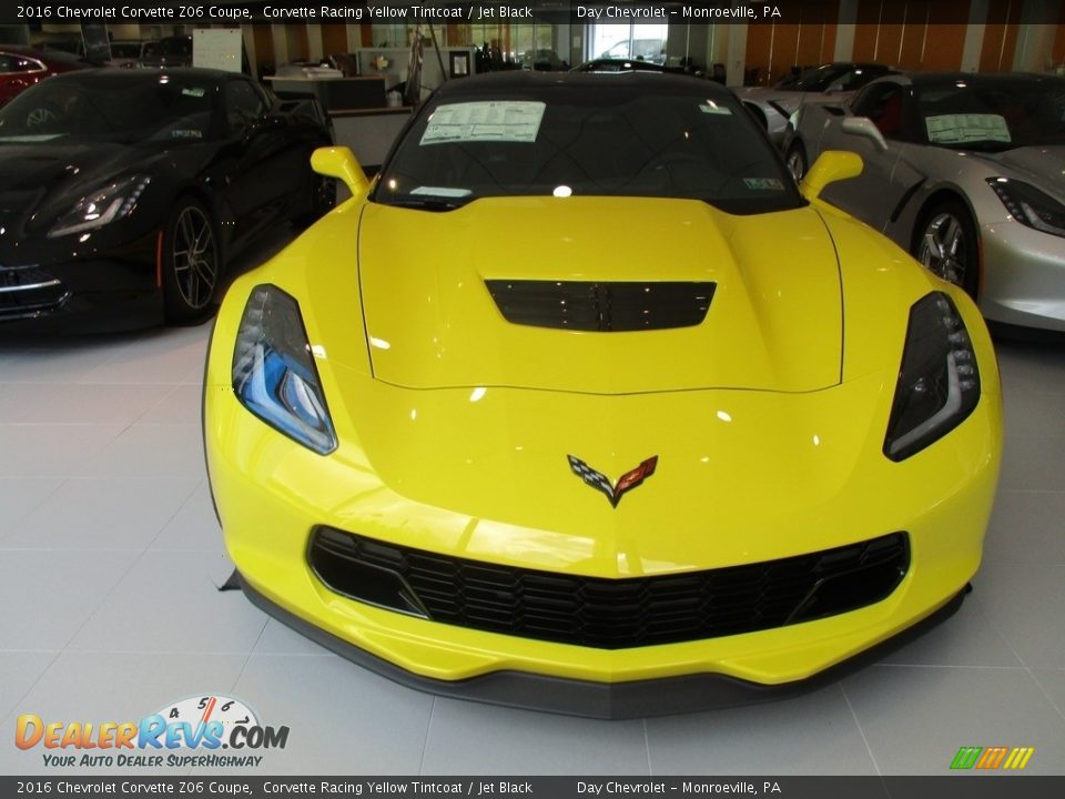 2016 Chevrolet Corvette Z06 Coupe Corvette Racing Yellow Tintcoat / Jet Black Photo #3