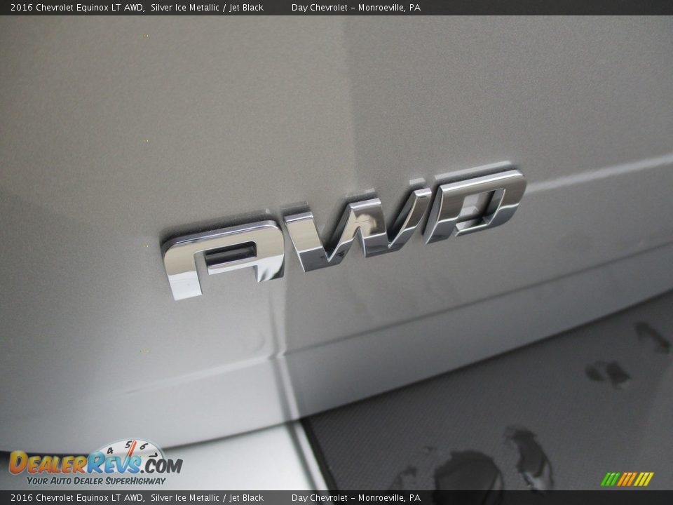 2016 Chevrolet Equinox LT AWD Silver Ice Metallic / Jet Black Photo #7