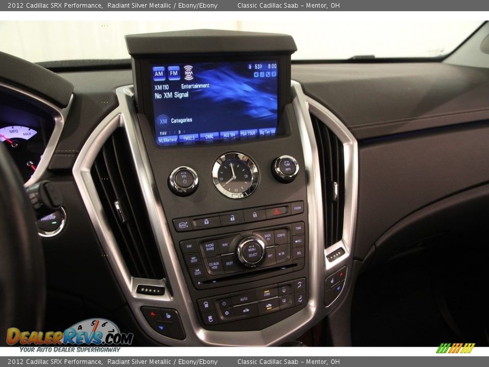 2012 Cadillac SRX Performance Radiant Silver Metallic / Ebony/Ebony Photo #9