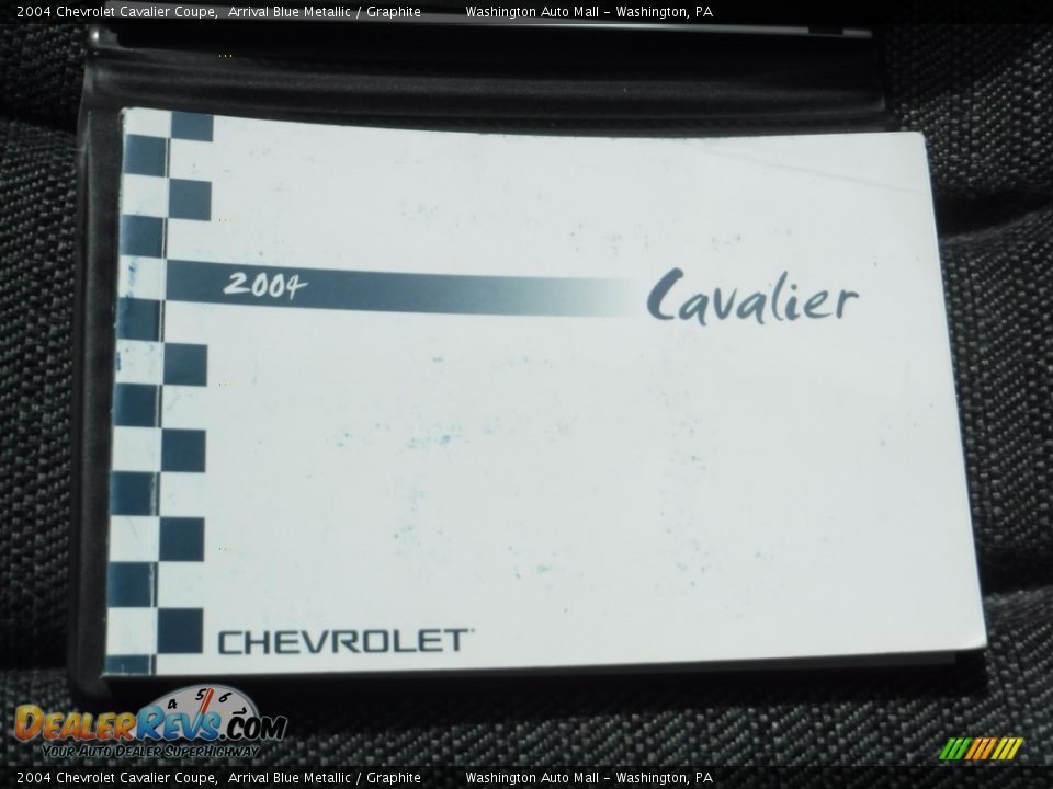 2004 Chevrolet Cavalier Coupe Arrival Blue Metallic / Graphite Photo #16