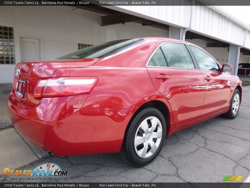 2009 Toyota Camry LE Barcelona Red Metallic / Bisque Photo #4