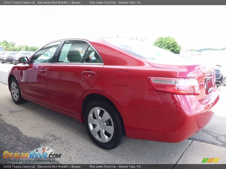 2009 Toyota Camry LE Barcelona Red Metallic / Bisque Photo #6