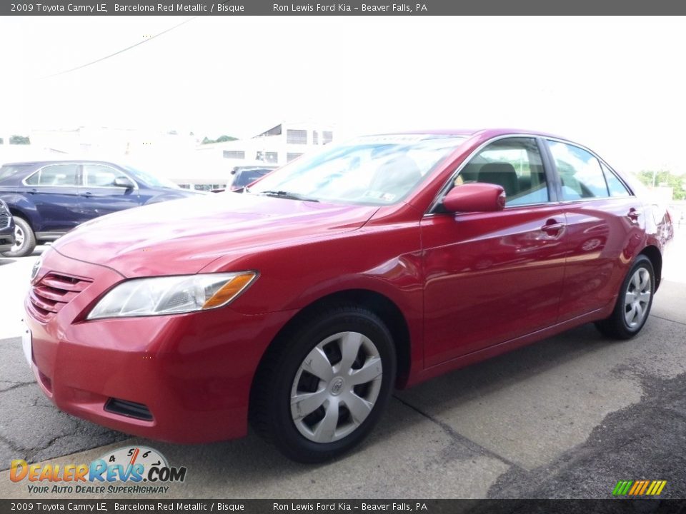 2009 Toyota Camry LE Barcelona Red Metallic / Bisque Photo #8