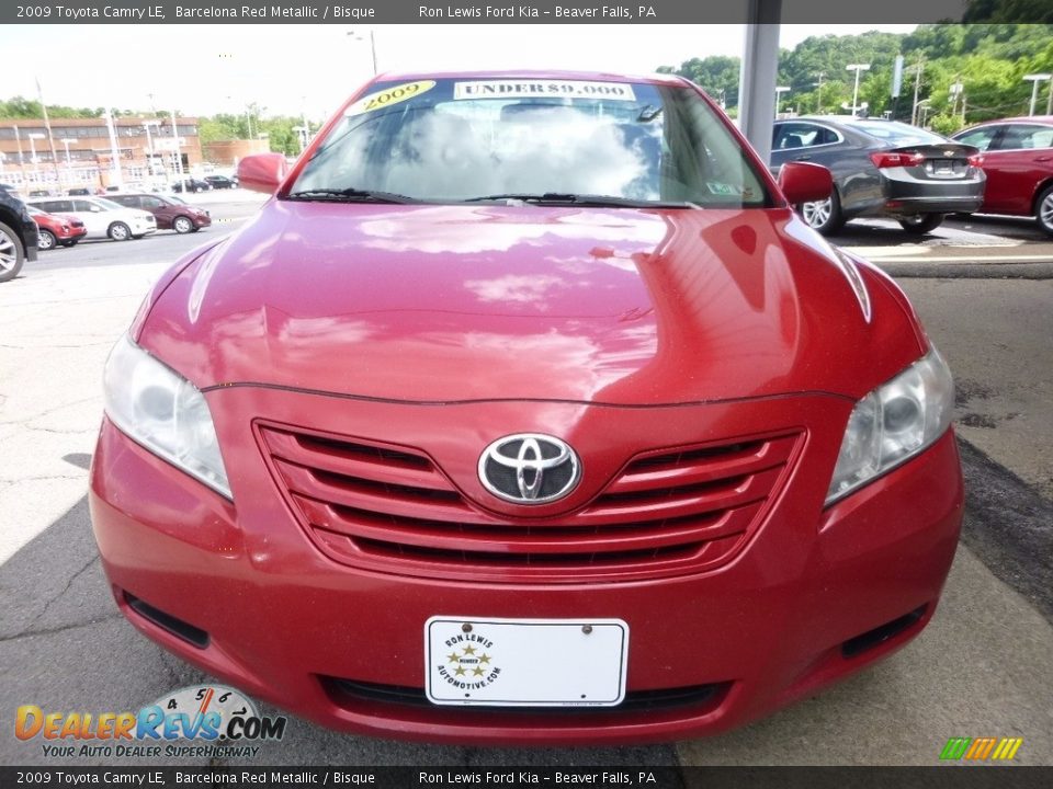2009 Toyota Camry LE Barcelona Red Metallic / Bisque Photo #9