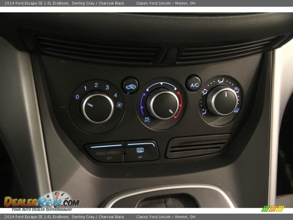 2014 Ford Escape SE 1.6L EcoBoost Sterling Gray / Charcoal Black Photo #10